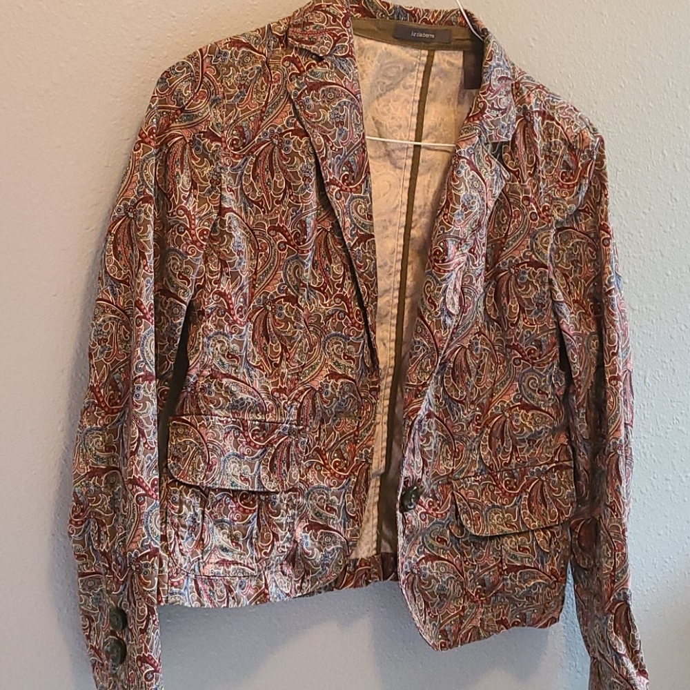 Liz Claiborne single button blazer